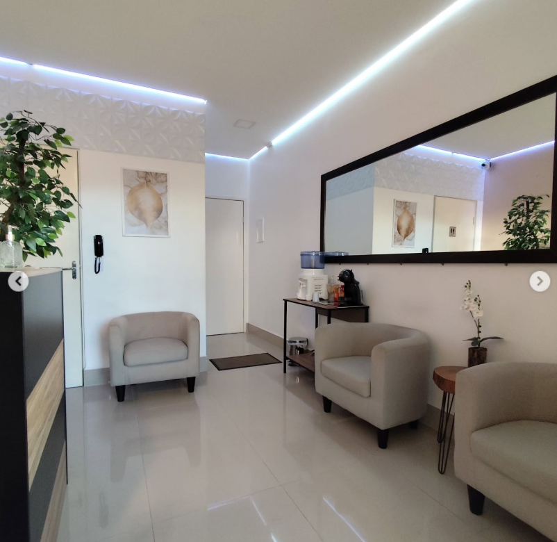 Sala de espera da Odonto Atibaia